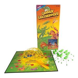 Vintage 1990 "Grabbin' Grasshoppers" Family Children's TYCO Games 100% COMPLETE!